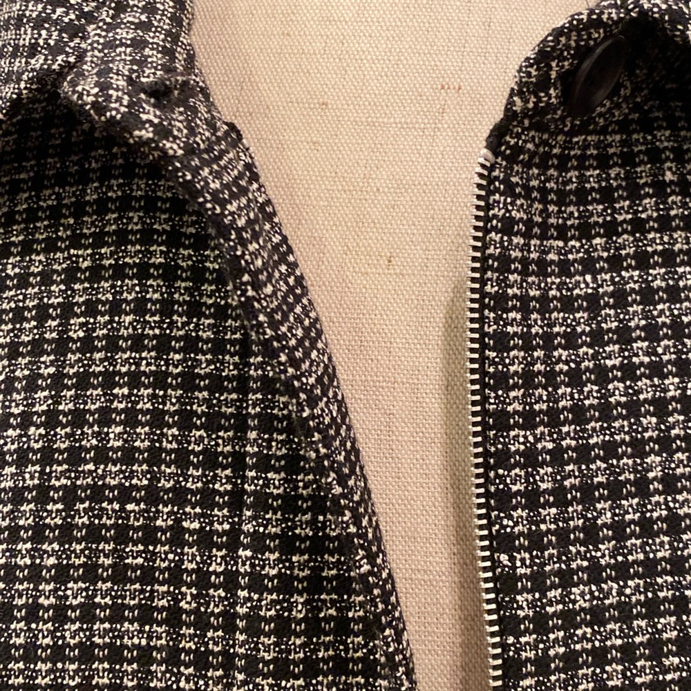 Pendleton Womens Black/White Small Check Blazer W… - image 4